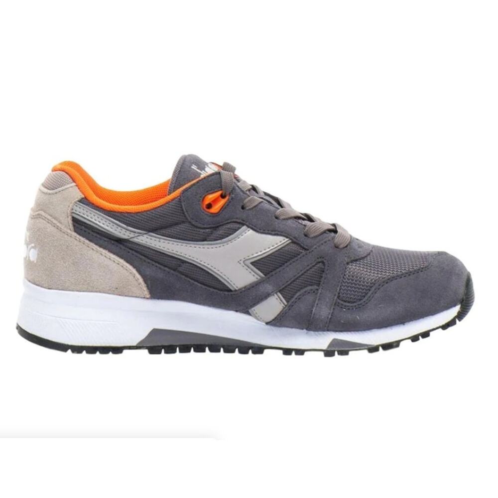 Diadora Gray and Orange Athletic Shoes - Picture 3 of 7